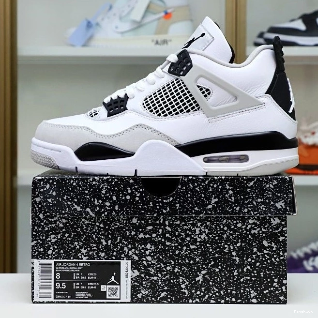 BLACK AIR MILITARY 4 JORDAN 0226